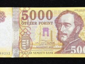96-1 B096-HUNGARY-2016-23匈牙利紙鈔-5000 Forint(B)