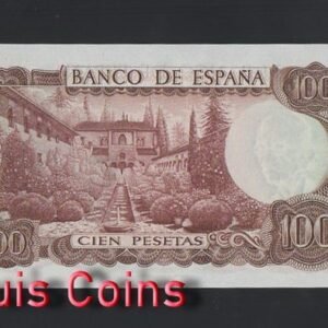 B391-SPAIN-1970西班牙紙幣,100 Pesetas(966)