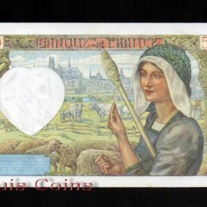 98-2 B098-FRANCE-1940-42法國鈔票.50 Francs(B)