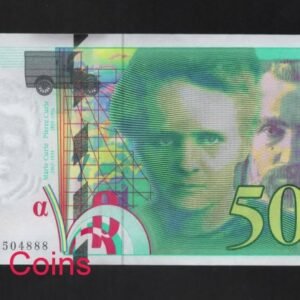 99-1 B099-FRANCE-1994-2000法國鈔票-500 Francs(281)