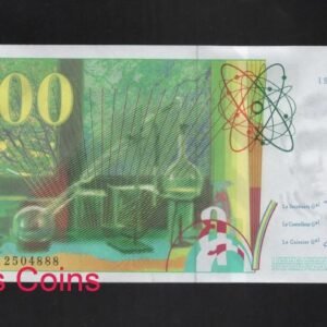 99-2 B099-FRANCE-1994-2000法國鈔票-500 Francs(281)