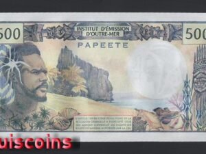 B1004-TAHITI-ND (1970-1985)大溪地紙幣,500 Francs(B)(HB)