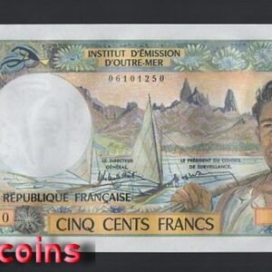 1004-2 B1004-TAHITI-ND (1970-1985)大溪地紙幣,500 Francs(B)(HB)