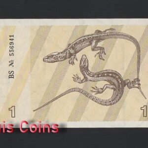 1010-1 B1010-LITHUANIA-1991立陶宛紙幣,1 Talonas(B)