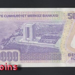 1012-2 B1012-TURKEY-L.1970土耳其鈔票-500.000 Türk(379)