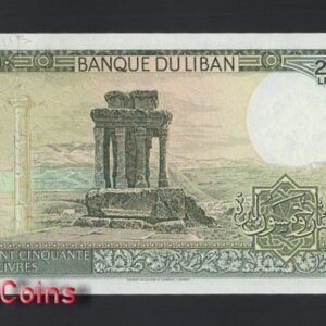 B1017-LEBANON-1978-1988黎巴嫩紙幣,250 Livres(308)