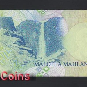 1022-2 B1022-LESOTHO-1989賴索托紙幣,5 Maloti(766)