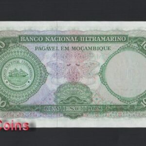 B1035-MOZAMBIQUE-1976莫三比克紙幣,100 Escudos(851)
