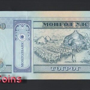 1039-2 B1039-MONGOLIA-2003-2016蒙古紙幣,1000 Tögrög(1040)