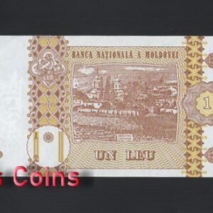 B1040-MOLDOVA-1994-2013摩爾多瓦紙幣,1 Leu(852)