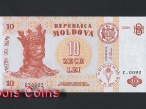 1042-1 B1042-MOLDOVA-1994-2015摩爾多瓦紙幣,10 Leu(T)
