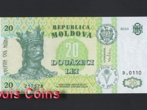 1043-1 B1043-MOLDOVA-1992-2013摩爾多瓦紙幣,20 Leu(1318)