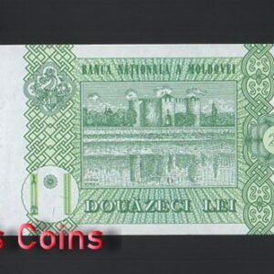 B1043-MOLDOVA-1992-2013摩爾多瓦紙幣,20 Leu(1318)