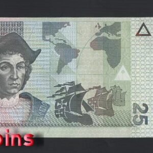 1045-1 B1045-EL SALVADOR-1999薩爾瓦多鈔票-25 Colones(O)