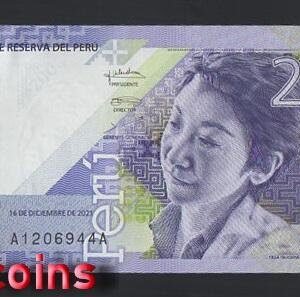 1052-1 B1052-PERU-2021祕魯鈔票-200 Soles(B)