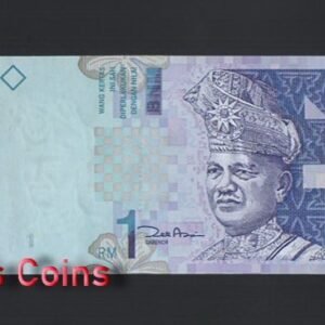 1056-1 B1056-MALAYSIA-ND (1998)馬來西亞紙幣,1 Ringgit(1145)