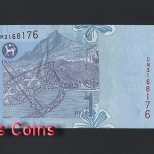 1056-2 B1056-MALAYSIA-ND (1998)馬來西亞紙幣,1 Ringgit(1145)
