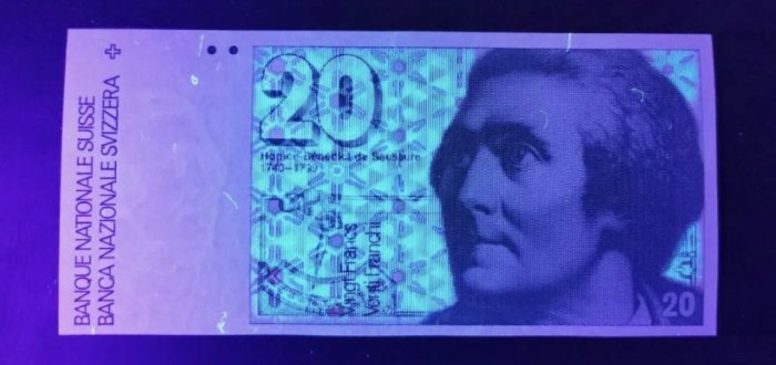 B400-SWITZERLAND--1978-1992瑞士紙幣20 Franken(B)