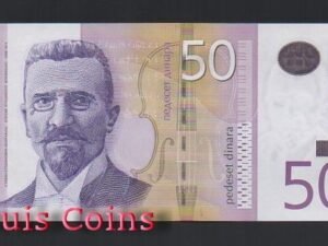 402-1 B402-SERBIA--2005塞爾維亞紙幣50 Dinara(585)