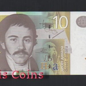 403-1 B403-SERBIA--2006~2013塞爾維亞紙幣10 Dinara(584)