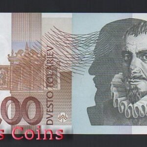 B405-SLOVENIA--2004斯洛維尼亞紙幣200 Tolarjev (328)