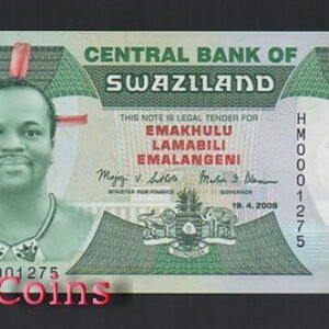 B406-SWAZILAND--2008史瓦濟蘭紀念紙幣200 Emalangeni(B)