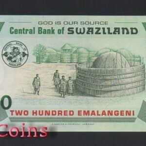 B406-SWAZILAND--2008史瓦濟蘭紀念紙幣200 Emalangeni(B)