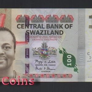 407-1 B407-SWAZILAND--.2010史瓦濟蘭紙幣100 Emalangeni(537)