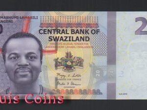 B408-SWAZILAND--2010史瓦濟蘭紙幣20 Emalangeni(538)