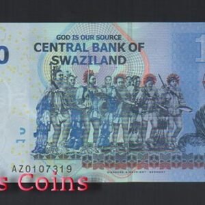 B409-SWAZILAND--2010 史瓦濟蘭紙幣10 Emalangeni(535)