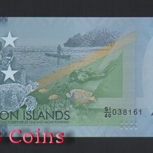 B413-SOLOMON ISLAND--2018索羅門群島紀念塑膠鈔票40 Dollars(B)