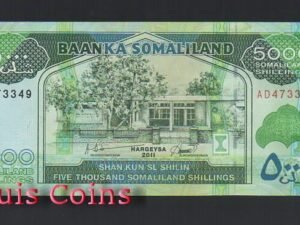 B414-SOMALILAND--2011索馬里蘭紙幣5.000 SL Shilings(530)