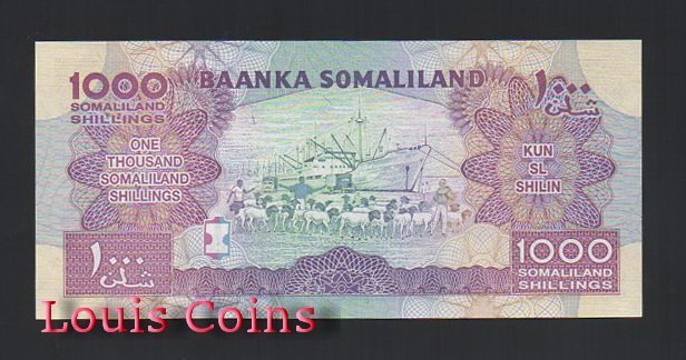 415-2 B415-SOMALILAND--2011索馬里蘭紙幣1.000 SL Shilings(531)