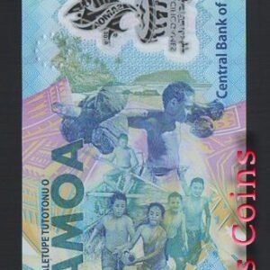 417-2 B417-SAMOA--2019薩摩亞紀念塑膠鈔票10 Tala(283)