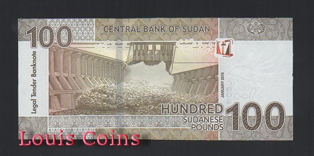 B418-SUDAN--2019蘇丹紙幣100 Sudanese Pounds（867）