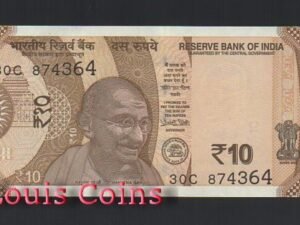 B420-INDIA--2017印度紙幣10 Rupees（528）