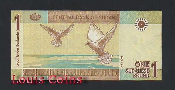 421-2 B421-SUDAN--2006蘇丹紙幣1 Sudanese Pound(521)