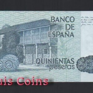 B429-SPAIN--1979西班牙紙幣500 Pesetas(1098)