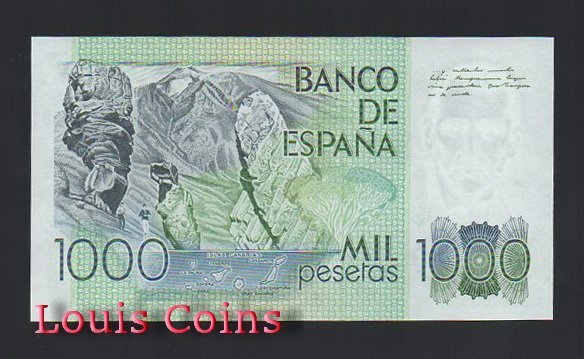 B430-SPAIN--1979西班牙紙幣1.000 Pesetas(40)