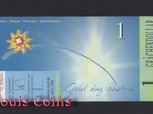 B432-SWITZERLAND--1996瑞士地方鈔票(1121)