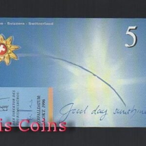 B433-SWITZERLAND--1996瑞士地方鈔票(1122)