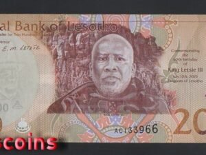 B435-LESOTHO-2023賴索托紀念紙幣200 Maloti(B)