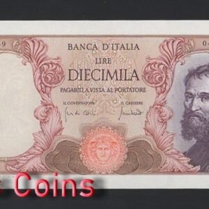 B436-ITALY-1962-1973義大利紙幣10.000 Lire(B)