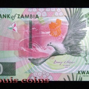 438-1 B438-ZAMBIA--2024尚比亞紙幣 10 Kwacha(948)