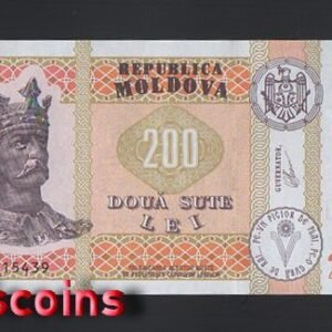 B439-MOLDOVA-2015摩爾多瓦紙幣200 Lei(B)
