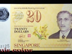 441-1 B441-SINGAPORE--2007新加坡塑膠鈔 20 Dollars(493)