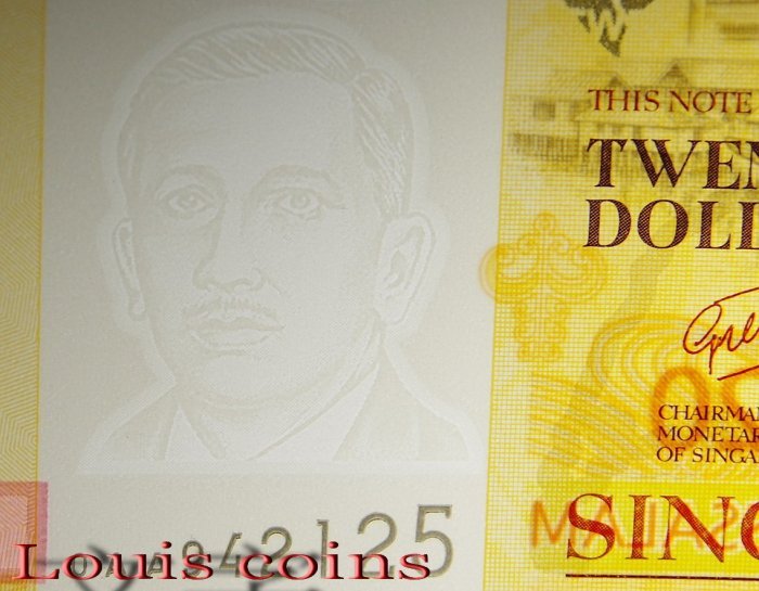 B441-SINGAPORE--2007新加坡塑膠鈔 20 Dollars(493)