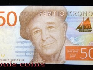 442-1 B442-SWEDEN--2015瑞典紙幣50 Kronor(1147)