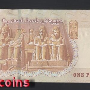 443-2 B443-EGYPT-2022埃及紙幣,1 Pounds(B)