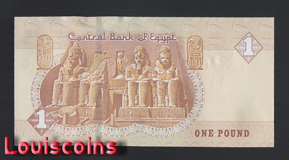 443-2 B443-EGYPT-2022埃及紙幣,1 Pounds(B)